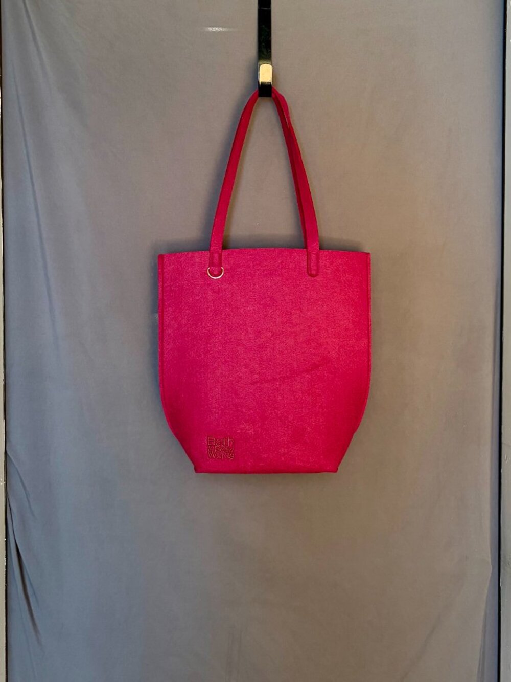 Deep Raspberry Everyday Tote Bag with Sturdy Straps Bath & Body Works